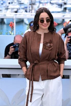 Cannes, 78th Cannes Film Festival 2025, Photocall film: La venue de l avenir Cannes, 78th Cannes Film Festival 2025, Photocall film: Zan O Bacheh (Woman And Child) In the photo: Soha Niasti Cannes France  Copyright: xIPA ABACAx