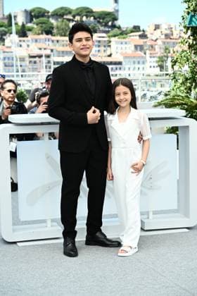 CINEMA : 78eme Festival de Cannes - Photocall - 23 05 2025 CANNES, FRANCE : SINAN MOHEBI, ARSHIDA DOROSTKAR lors du photocall de Â« ZAN O BACHEH Â» (WOMAN AND CHILD) CompÃ tition au 78eme Festival de Cannes au Palais des Festivals le 23 mai 2025 Ã Cannes, France. CannesFrance  Copyright: xValentinaxClaretx