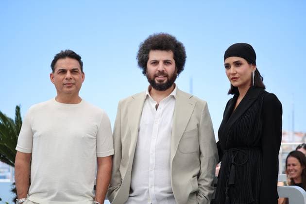 Zan O Bacheh (Woman And Child) Photocall at the 78th Annual Cannes Film Festival Parinaz Izadyar, Saeed Roustaee and Payman Maadi - Zan O Bacheh (Woman And Child) Photocall at the 78th Annual Cannes Film Festival in Cannes, France on May 23, 2025.  Copyright: x Chassery+Courdjix