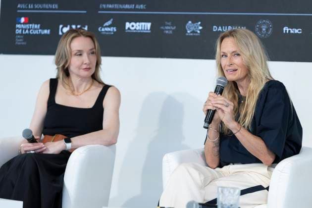 Conference Cinema at the service of the ocean how to tell, awaken and act for a sustainable future as part of the 10th Semaine du Cinéma Positif at the 78th Cannes International Film Festival Alexandra Cousteau and Estelle Lefébure Conference Cinema at the service of the ocean how to tell, awaken and act for a sustainable future , on the CNC beach, as part of the 10th Semaine du Cinéma Positif at the 78th Cannes International Film Festival, le 23 mai 2025 This year, the Positive Cinema Prize was awarded to the film Jeunes Mères by the Dardenne brothers Olivier Borde Bestimage Conference Cinema at the service of the ocean how to tell, awaken and act for a sustainable future , on the CNC beach, as part of the 10th Positive Cinema Week during  Copyright: xOLIVIERxBORDEx xBESTIMAGExOLIVIERxBORDEx xBESTIMAGEx