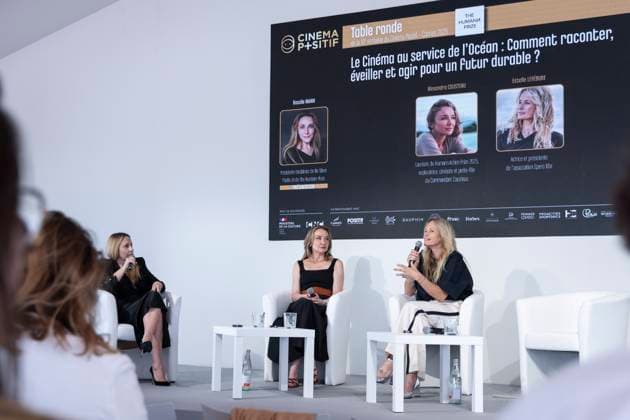 Conference Cinema at the service of the ocean how to tell, awaken and act for a sustainable future as part of the 10th Semaine du Cinéma Positif at the 78th Cannes International Film Festival Rosalie Mann, Alexandra Cousteau and Estelle Lefébure Conference Cinema at the service of the ocean how to tell, awaken and act for a sustainable future , on the CNC beach, as part of the 10th Semaine du Cinéma Positif at the 78th Cannes International Film Festival, le 23 mai 2025 This year, the Positive Cinema Prize was awarded to the film Jeunes Mères by the Dardenne brothers Olivier Borde Bestimage Conference Cinema at the service of the ocean how to tell, awaken and act for a sustainable future , on the CNC beach, as part of the 10th Positive Cine Copyright: xOLIVIERxBORDEx xBESTIMAGExOLIVIERxBORDEx xBESTIMAGEx