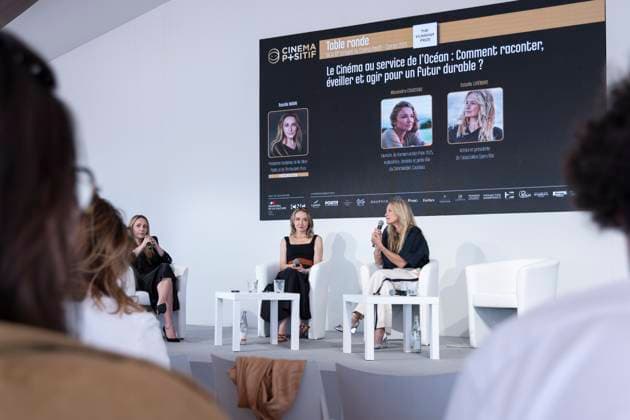 Conference Cinema at the service of the ocean how to tell, awaken and act for a sustainable future as part of the 10th Semaine du Cinéma Positif at the 78th Cannes International Film Festival Rosalie Mann, Alexandra Cousteau and Estelle Lefébure Conference Cinema at the service of the ocean how to tell, awaken and act for a sustainable future , on the CNC beach, as part of the 10th Semaine du Cinéma Positif at the 78th Cannes International Film Festival, le 23 mai 2025 This year, the Positive Cinema Prize was awarded to the film Jeunes Mères by the Dardenne brothers Olivier Borde Bestimage Conference Cinema at the service of the ocean how to tell, awaken and act for a sustainable future , on the CNC beach, as part of the 10th Positive Cine Copyright: xOLIVIERxBORDEx xBESTIMAGExOLIVIERxBORDEx xBESTIMAGEx