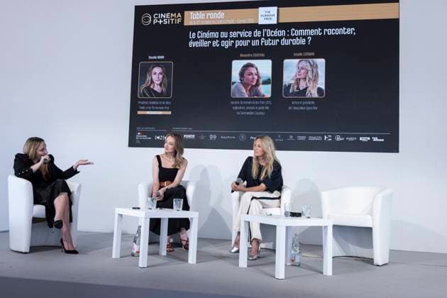 Conference Cinema at the service of the ocean how to tell, awaken and act for a sustainable future as part of the 10th Semaine du Cinéma Positif at the 78th Cannes International Film Festival Rosalie Mann, Alexandra Cousteau and Estelle Lefébure Conference Cinema at the service of the ocean how to tell, awaken and act for a sustainable future , on the CNC beach, as part of the 10th Semaine du Cinéma Positif at the 78th Cannes International Film Festival, le 23 mai 2025 This year, the Positive Cinema Prize was awarded to the film Jeunes Mères by the Dardenne brothers Olivier Borde Bestimage Conference Cinema at the service of the ocean how to tell, awaken and act for a sustainable future , on the CNC beach, as part of the 10th Positive Cine Copyright: xOLIVIERxBORDEx xBESTIMAGExOLIVIERxBORDEx xBESTIMAGEx