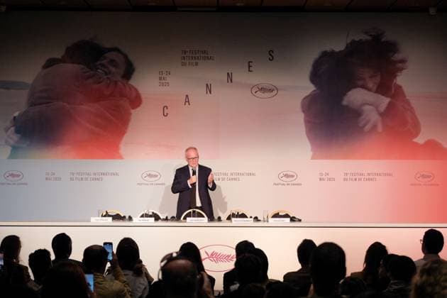 78eme Festival International du Film de Cannes The 78th Annual Cannes Film Festival The Displacement Film Fund Press Conference 445029 2025 05 23 Cannes France Frémaux, Thierry  Copyright: xFranckxBoutonnetx xStarfacex STAR_445029_001