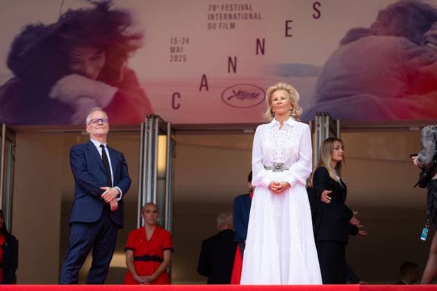 Cannes - The Young Mother Home Red Carpet Thierry Fremaux, Iris Knobloch attend the The Young Mother s Home (Jeunes Meres) red carpet at the 78th annual Cannes Film Festival at Palais des Festivals on May 23, 2025 in Cannes, France. Photo by Shootpix ABACAPRESS.COM Cannes France  Copyright: xShootPix ABACAx