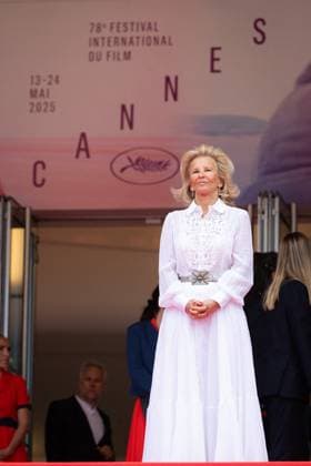 Cannes - The Young Mother Home Red Carpet Iris Knobloch attend the The Young Mother s Home (Jeunes Meres) red carpet at the 78th annual Cannes Film Festival at Palais des Festivals on May 23, 2025 in Cannes, France. Photo by Shootpix ABACAPRESS.COM Cannes France  Copyright: xShootPix ABACAx