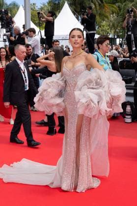 Cannes - The Young Mother Home Red Carpet Tatiana Calmell attends the The Young Mother s Home (Jeunes Meres) red carpet at the 78th annual Cannes Film Festival at Palais des Festivals on May 23, 2025 in Cannes, France. Photo by Shootpix ABACAPRESS.COM Cannes France  Copyright: xShootPix ABACAx
