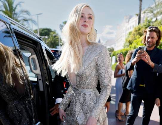 Cannes Elle Fanning leaves Hotel Martinez MP Elle Fanning leaves Hotel Martinez to attend an official screening ahead the 78th annual Cannes Film Festival on May 23, 2025 in Cannes, France. Photo by Marco Piovanotto ABACAPRESS.COM  Copyright: xPiovanottoxMarco ABACAx