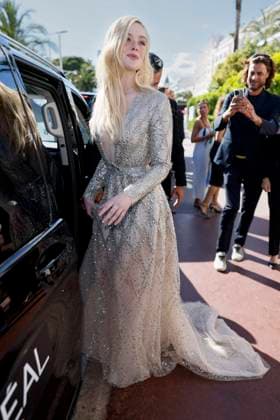 Cannes Elle Fanning leaves Hotel Martinez MP Elle Fanning leaves Hotel Martinez to attend an official screening ahead the 78th annual Cannes Film Festival on May 23, 2025 in Cannes, France. Photo by Marco Piovanotto ABACAPRESS.COM  Copyright: xPiovanottoxMarco ABACAx