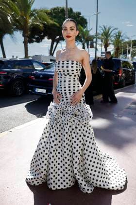 Cannes Amy May Jackson leaves Hotel Martinez MP Amy May Jackson leaves Hotel Martinez to attend an official screening ahead the 78th annual Cannes Film Festival on May 23, 2025 in Cannes, France. Photo by Marco Piovanotto ABACAPRESS.COM Cannes France  Copyright: xPiovanottoxMarco ABACAx
