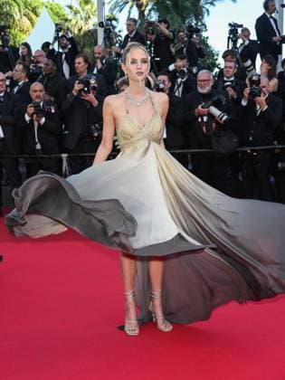 Cannes, 78th Cannes Film Festival 2025 - Evening 11 - Red Carpet of the Film The Mastermind Cannes, 78th Cannes Film Festival 2025 - Evening 11 - Red Carpet of the Film THE MASTERMIND In the photo leonie Hanne Cannes Italy  Copyright: xIPA ABACAx