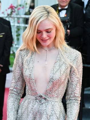 Cannes, 78th Cannes Film Festival 2025 - Evening 11 - Red Carpet of the Film THE MASTERMIND Cannes, 78th Cannes Film Festival 2025 - Evening 11 - Red Carpet of the Film THE MASTERMIND. In the photo Elle Fanning Cannes France  Copyright: xIPA ABACAx