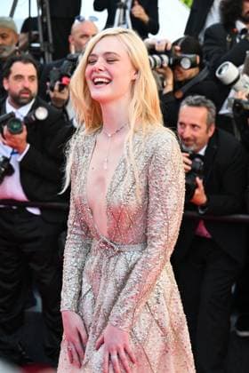 Cannes, 78th Cannes Film Festival 2025 - Evening 11 - Red Carpet of the Film THE MASTERMIND Cannes, 78th Cannes Film Festival 2025 - Evening 11 - Red Carpet of the Film THE MASTERMIND. In the photo Elle Fanning Cannes France  Copyright: xIPA ABACAx