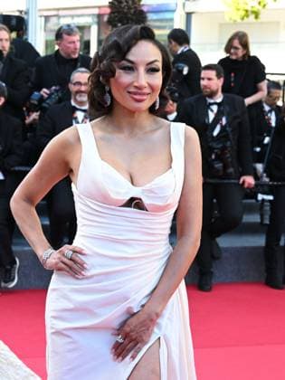 Cannes, France: Cannes, 78th Cannes Film Festival 2025 - Evening 11 - Red Carpet of the Film THE MASTERMIND. In the photo Jeannie Mai Cannes France  - ZUMAp169 20250523_zea_p169_719 Copyright: xManuelexMangiarottix