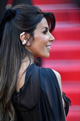 Cannes The Mastermind Screening JR Reem Kherici attending the screening of The Mastermind at 78th Cannes Film Festival in Cannes, France on May, 23, 2025. Photo by Julien Reynaud APS-Medias ABACAPRESS.COM Cannes France  Copyright: xReynaudxJulien APS-Medias ABACAx