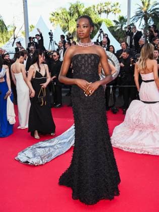 Cannes, 78th Cannes Film Festival 2025 - Evening 11 - Red Carpet of the Film The Mastermind Cannes, 78th Cannes Film Festival 2025 - Evening 11 - Red Carpet of the Film THE MASTERMIND In the photo Maria Borges Cannes Italy  Copyright: xIPA ABACAx