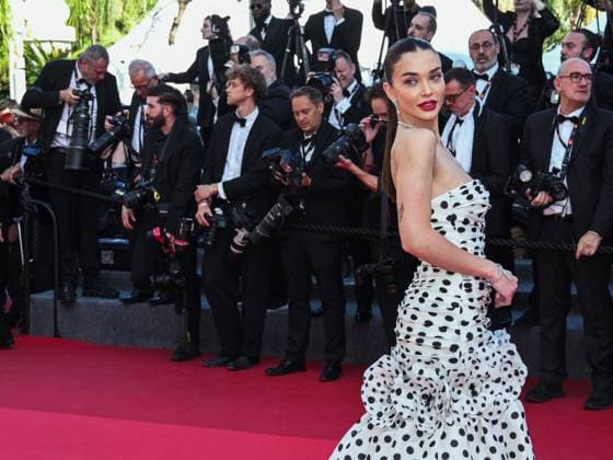 Cannes, Italy: Cannes, 78th Cannes Film Festival 2025 - Evening 11 - Red Carpet of the Film THE MASTERMIND In the photo Amy Jackson Cannes Italy  - ZUMAp169 20250523_zea_p169_1270 Copyright: xSimonexComix