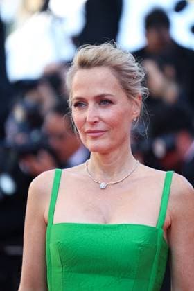 78eme Festival International du Film de Cannes Montée des marches du film The Masterlmind 78th International Cannes Film Festival Red carpet for The Mastermind movie 445037 2025 05 23 France Anderson, Gillian  Copyright: xIvankaxVoisinx xStarfacex STAR_445037_022