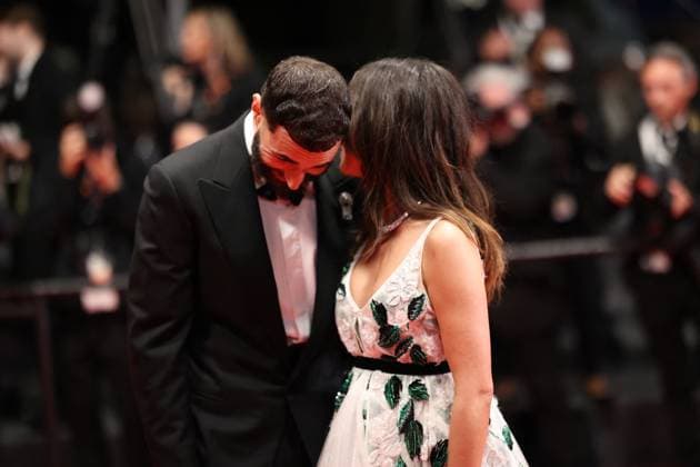 Cannes - 13 Jours 13 Nuits Red Carpet Karim Benzema and Lyna Khoudri attend the 13 Jours 13 Nuits red carpet at the 78th annual Cannes Film Festival at Palais des Festivals on May 23, 2025 in Cannes, France. Photo by Jerome Domine ABACAPRESS.COM Cannes France  Copyright: xDominexJerome ABACAx