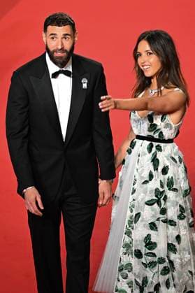 78eme Festival International du Film de Cannes Montée des marches du film 13 jours 13 nuits 78th International Cannes Film Festival Red carpet for 13 jours 13 nuits movie 445044 2025 05 23 France Khoudri, Lyna Benzema, Karim  Copyright: xSergexArnalx xStarfacex STAR_445044_021