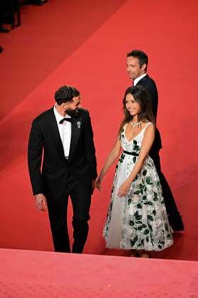 78eme Festival International du Film de Cannes Montée des marches du film 13 jours 13 nuits 78th International Cannes Film Festival Red carpet for 13 jours 13 nuits movie 445044 2025 05 23 France Khoudri, Lyna Benzema, Karim  Copyright: xSergexArnalx xStarfacex STAR_445044_025