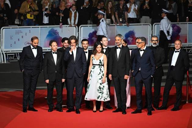 78eme Festival International du Film de Cannes Montée des marches du film 13 jours 13 nuits 78th International Cannes Film Festival Red carpet for 13 jours 13 nuits movie 445044 2025 05 23 France Khoudri, Lyna  Copyright: xSergexArnalx xStarfacex STAR_445044_027