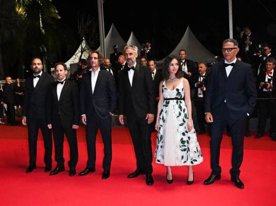 Cannes, 78th Cannes Film Festival 2025, Evening 11 - Red Carpet film: 13 Days 13 Nuits Cannes, 78th Cannes Film Festival 2025 - Evening 11 - Red Carpet of the Film THE 13 Jours 13 Nuits In the photo Dimitri Rassam, Lyna Khoudri and Martin Bourboulon Cannes France  Copyright: xIPA ABACAx