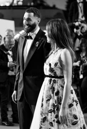 78eme Festival International du Film de Cannes Montée des marches du film 13 jours 13 nuits 78th International Cannes Film Festival Red carpet for The Mastermind movie views from the roof of the Palais 445046 2020 01 24 Cannes France Khoudri, Lyna Benzema, Karim  Copyright: xAnthonyxCarrelx xStarfacex STAR_445046_014
