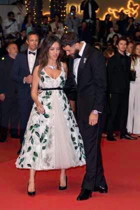 Cannes 13 Jours 13 Nuits Red Carpet NG Karim Benzema and Lyna Khoudri attending the ‘13 Jours 13 Nuits’ Screening and Red Carpet at Palais Des Festivals in Cannes, France on May 23 2025 as part of the 78th Cannes Film Festival. Photo by Nicolas Genin ABACAPRESS.COM Cannes France  Copyright: xGeninxNicolas ABACAx