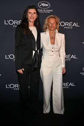 Cannes L Oreal Lights On Women Worth Award Delphine Viguier-Hovasse, Iris Knobloch attending the L Oréal Paris Lights on Women s Worth Award ahead of 78th Cannes Film Festival in Cannes, France on May, 23, 2025. Photo by Julien Reynaud APS-Medias ABACAPRESS.COM Cannes France  Copyright: xReynaudxJulien APS-Medias ABACAx
