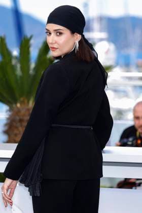 May 23, 2025, Cannes, France: Parinaz Izadyar poses at the photocall of Woman and Child during the 78th Cannes Film Festival at Palais des Festivals in Cannes, France, on 23 May 2025. Photo: Cannes France - ZUMAm179 20250523_zep_m179_047 Copyright: xAlecxMichaelx