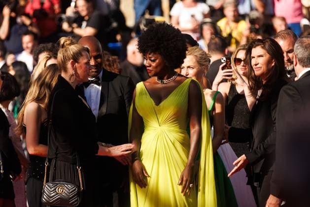 Festival de Cannes Red Carpet The Mastermind Viola Davis and Gillian Anderson at the premiere of the film The Mastermind during the 78 Cannes Film Festival at the Palais du Festival hotel on 23 05 2025 Copyright: xEventpressxKochanx