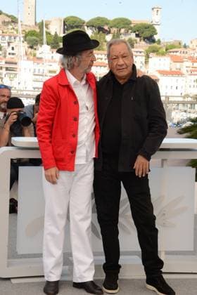 May 23, 2025, Cannes, France: CANNES, FRANCE - MAY 23: Tony Gatlif and Arthur H pose during the Ange Cinema De La Plage photocall at the 78th annual Cannes Film Festival at Palais des Festivals on May 23, 2025 in Cannes, France. Cannes France - ZUMAi09_ 20250523_zaf_i09_028 Copyright: xFrederickxInjimbertx