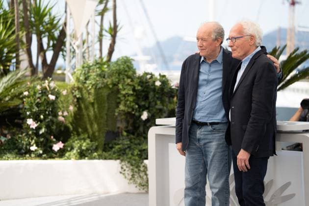 Jeunes Meres Photocall - The 78th Annual Cannes Film Festival Luc Dardenne and Jean-Pierre Dardenne pose during the Jeunes Meres photocall at the 78th annual Cannes Film Festival at Palais des Festivals in Cannes, France, on May 24, 2025. Cannes France  Copyright: xLucaxCarlinox originalFilename: carlino-notitle250524_npHsc.jpg