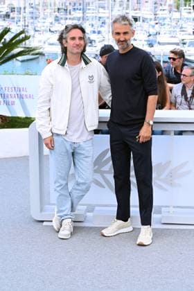 Cannes, 78th Cannes Film Festival 2025, Photocall film: 13 Jours 13 Nuits In the photo: Dimitri Rassam, Martin Bourboulon  Copyright: xTerenghi Ipax xipa-agency.netx xPoolxPhotoxEventsx05x IPA_Agency_IPA58168004