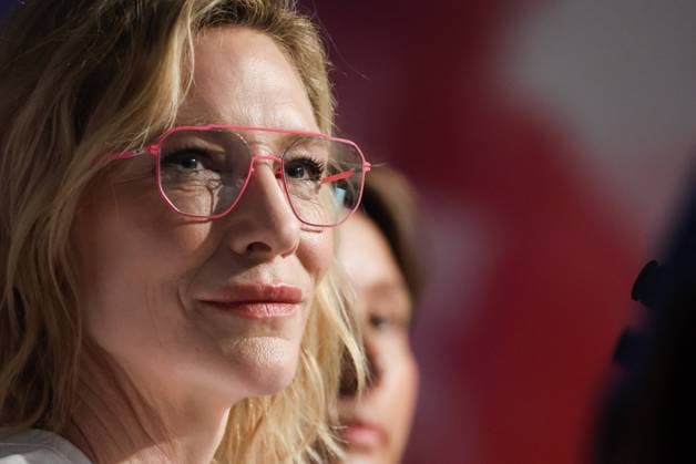 Cannes - The Displacement Film Fund Press Conference Cate Blanchett during the Displacement Film Fund press conference at the 78th annual Cannes Film Festival at Palais des Festivals on May 23, 2025 in Cannes, France. Photo by Jean-Marc Haedrich Pool ABACAPRESS.COM Cannes Provence-Alpes-Cote d Azur France  Copyright: xHaedrichxJean-Marc Pool ABACAPRESS.COMx
