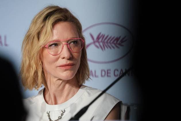 Cannes - The Displacement Film Fund Press Conference Cate Blanchett during the Displacement Film Fund press conference at the 78th annual Cannes Film Festival at Palais des Festivals on May 23, 2025 in Cannes, France. Photo by Jean-Marc Haedrich Pool ABACAPRESS.COM Cannes Provence-Alpes-Cote d Azur France  Copyright: xHaedrichxJean-Marc Pool ABACAPRESS.COMx