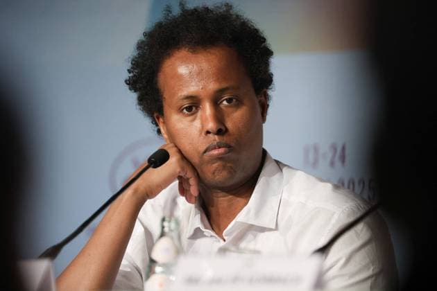 Cannes - The Displacement Film Fund Press Conference Mo Harawe during the Displacement Film Fund press conference at the 78th annual Cannes Film Festival at Palais des Festivals on May 23, 2025 in Cannes, France. Photo by Jean-Marc Haedrich Pool ABACAPRESS.COM Cannes Provence-Alpes-Cote d Azur France  Copyright: xHaedrichxJean-Marc Pool ABACAPRESS.COMx