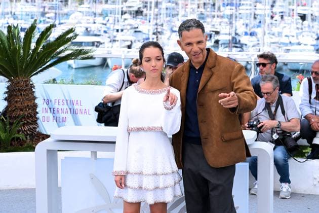 Cannes, 78th Cannes Film Festival 2025, Photocall film: 13 Jours 13 Nuits Cannes, 78th Cannes Film Festival 2025, Photocall film: 13 Jours 13 Nuits In the photo: Lyna Khoudri, Roschdy Zem Cannes France  Copyright: xIPA ABACAx