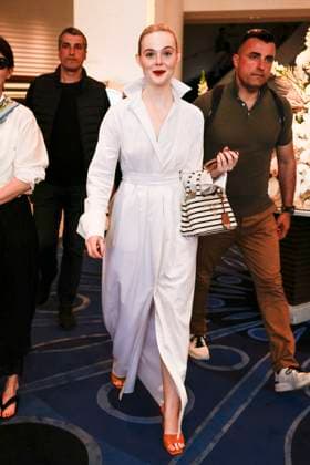 Cannes Elle Fanning leaves Hotel Martinez MP Elle Fanning leaves Hotel Martinez to take a stroll along Croisette ahead the 78th annual Cannes Film Festival on May 24, 2025 in Cannes, France. Photo by Marco Piovanotto ABACAPRESS.COM  Copyright: xPiovanottoxMarco ABACAx