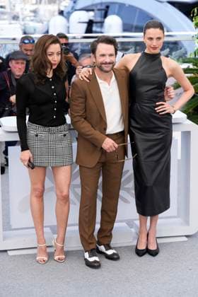Honey Don t! Photocall - The 78th Annual Cannes Film Festival Aubrey Plaza, Ethan Coen and Margaret Qualley during the Honey Don t! photocall at the 78th annual Cannes Film Festival at Palais des Festivals on May 24, 2025 in Cannes, France. Cannes France  Copyright: xDanielexCifalÃ x originalFilename: cifala-notitle250524_npmpb.jpg