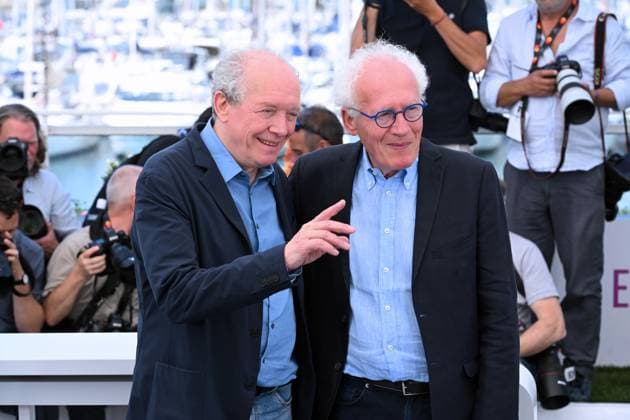 Cannes, France: Cannes, 78th Cannes Film Festival 2025, Photocall of the film Jeunes Meres In the photo: Jean-Pierre Dardenne, Luc Dardenne Cannes France  - ZUMAp169 20250524_zea_p169_448 Copyright: xTerenghi Ipax