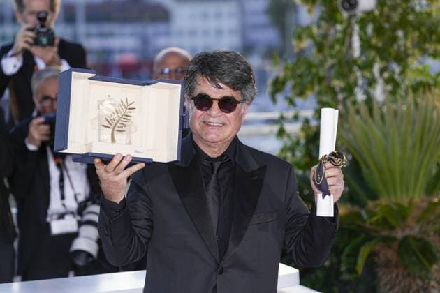 IPP Photo Daniele Cifala Cannes 24 05 2025 Palme D Or Winners Photocall The 78th Annual Cannes Film Festival in the photo Jafar Panahi poses with the Palme D Or award