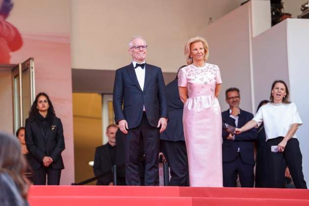 78eme Festival International du Film de Cannes Montée des marches Closing 78th International Cannes Film Festival Closing red carpet 445096 2025 05 24 France Knobloch, Iris Frémaux, Thierry  Copyright: xIvankaxVoisinx xStarfacex STAR_445096_062