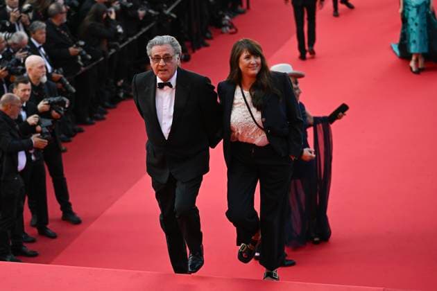 78eme Festival International du Film de Cannes Montée des marches Closing 78th International Cannes Film Festival Closing red carpet 445101 2025 05 24 France Auteuil, Daniel Ambroggi Auteuil, Aude  Copyright: xSergexArnalx xStarfacex STAR_445101_002
