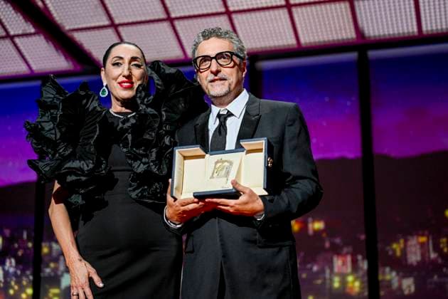 78eme Festival International du Film de Cannes Ceremonie de remise de prix 78th International Cannes Film Festival Closing ceremony and awards 445097 2025 05 24 France Mendonca Filho, Kleber de Palma, Rossy  Copyright: xSergexArnalx xStarfacex STAR_445097_071