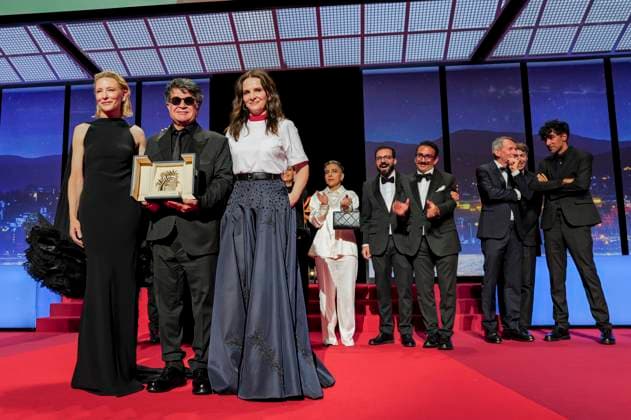78eme Festival International du Film de Cannes Ceremonie de remise de prix 78th International Cannes Film Festival Closing ceremony and awards 445097 2025 05 24 France Binoche, Juliette Blanchett, Cate Panahi, Jafar  Copyright: xSergexArnalx xStarfacex STAR_445097_127