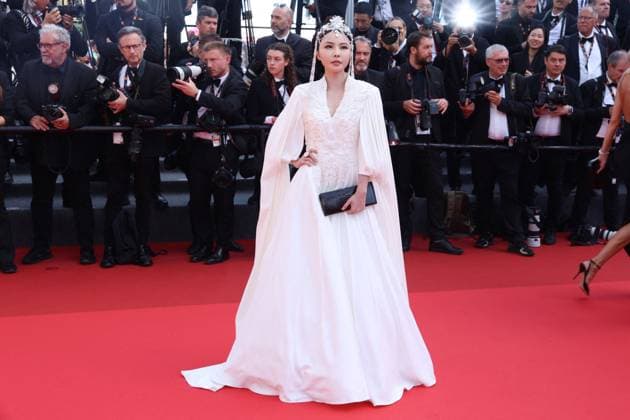 Internationale Filmfestspiele von Cannes 2025, Die schönsten Looks Cannes - Closing Ceremony JD Guest attending the closing ceremony in Cannes, France on May 24, 2025, as part of the 78th Cannes Film Festival. Photo by Jerome Domine ABACAPRESS.COM Cannes France  Copyright: xDominexJerome ABACAx