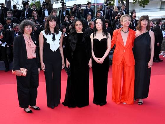 Cannes, 78th Cannes Film Festival 2025 - Final Night - Red Carpet Closing Ceremony Pictured: Gioia Farisano, Hafsia Herzi, Ji-Min Park, Julie Billy  Copyright: xTerenghi Ipax xipa-agency.netx xPoolxPhotoxEventsx05x IPA_Agency_IPA58194563