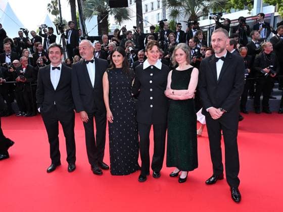 Cannes, 78th Cannes Film Festival 2025 - Final Night - Red Carpet Closing Ceremony Cannes, 78th Cannes Film Festival 2025 - Final Night - Red Carpet Closing Ceremony Pictured: Alice Rohrwacher, Géraldine Nakache, Frédéric Mercier, Tommaso Vergallo, Pascale Marin, Rachid Hami Cannes France  Copyright: xIPA ABACAx